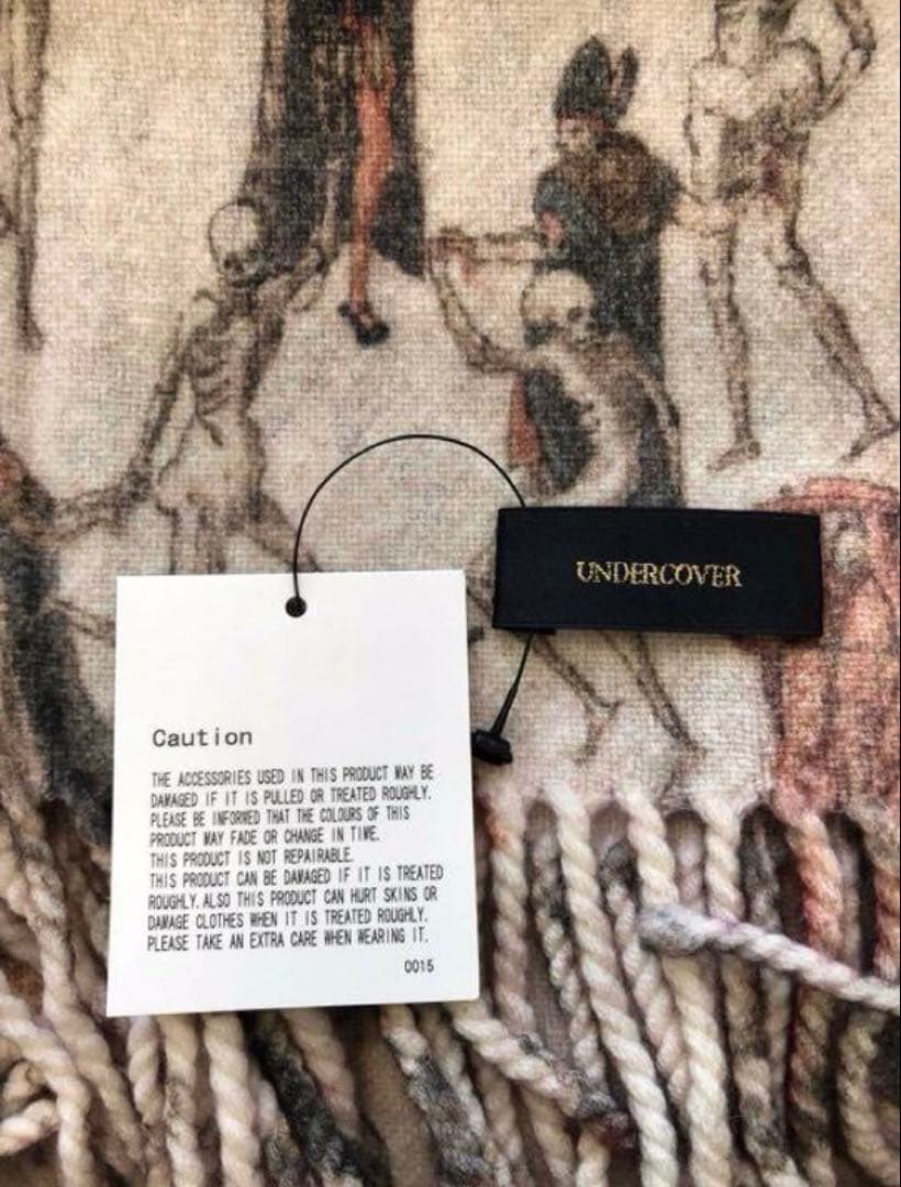 Cona　UNDERCOVER『死の舞踏 最高級ウール 大判ストール』