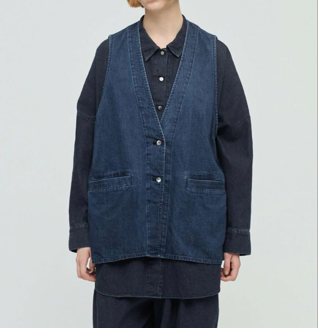 mizuiro ind デニムベスト