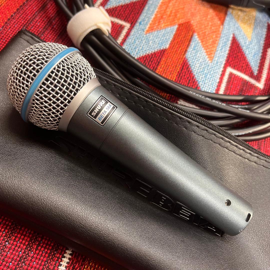 Shure Beta 58A マイクケーブル付（約5m）