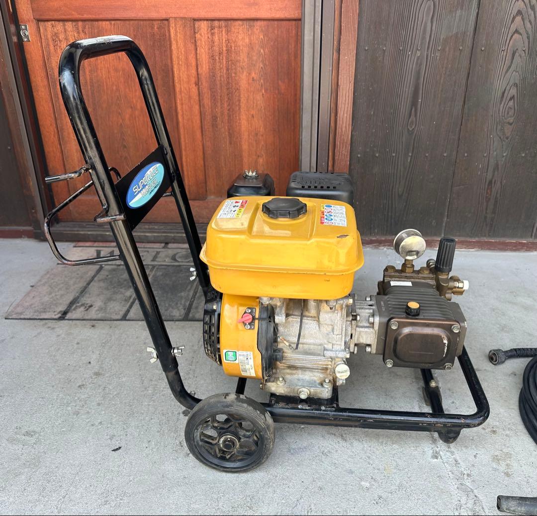 スーパー工業　エンジン式高圧洗浄◇SEC-1012-2◆12Mpa