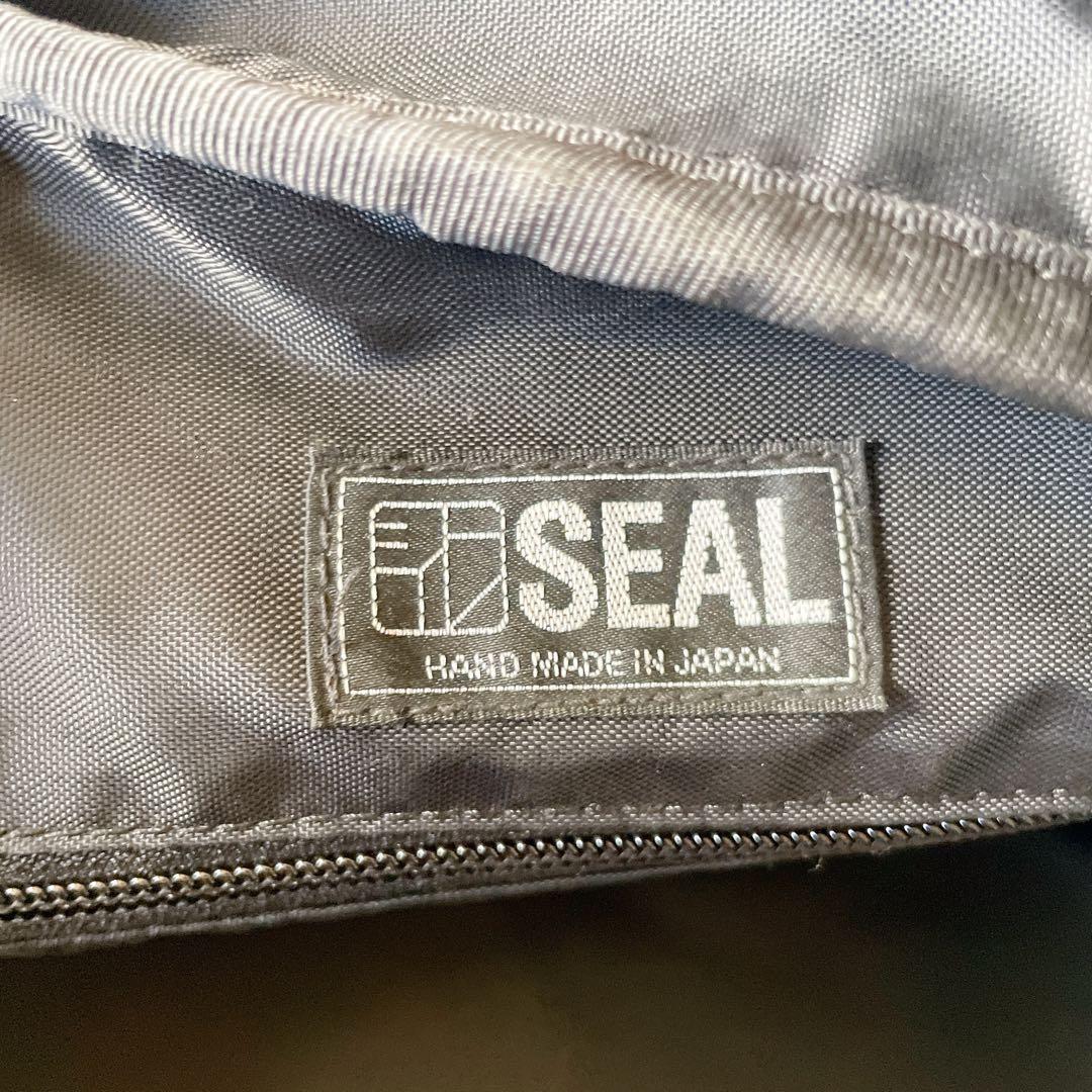SEAL シール 日本製 ラバー ボストンバッグ 肩掛け可 レザー×ナイロン