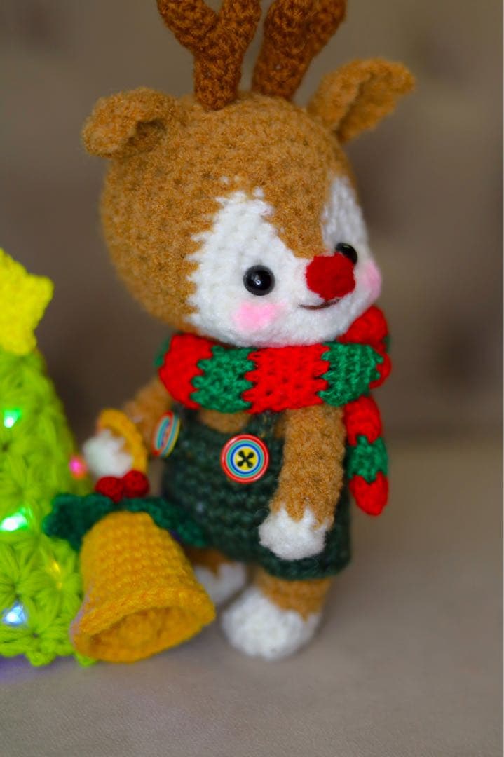 クリスマス トナカイ 鹿 プレゼント ベル