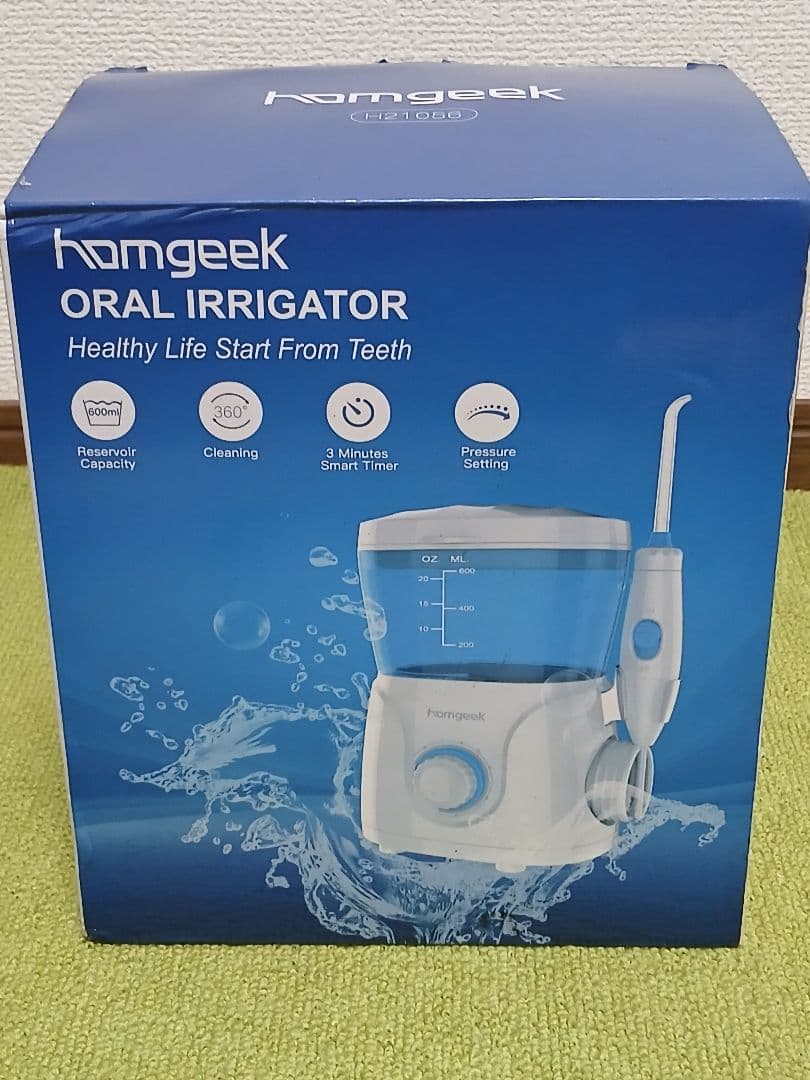 homgeek H21056 Oral IRRIGATOR ジェットウォッシャ―