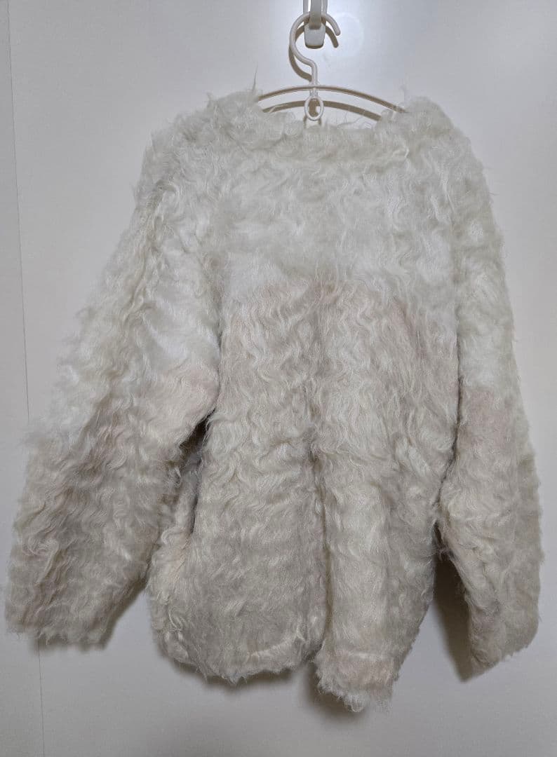 ぷ*様 CLANE BI COLOR SHAGGY KNIT CARDIGAN