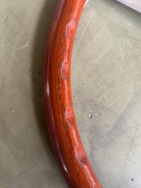 NARDI ウッドステアリング 直径37cm