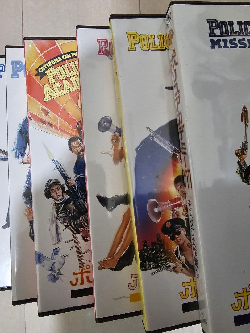 T*m様 ポリスアカデミー お買い得パック〈7枚組〉日本語吹替え有り　まとめ売り