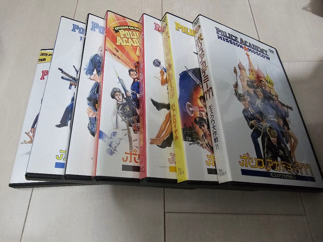 T*m様 ポリスアカデミー お買い得パック〈7枚組〉日本語吹替え有り　まとめ売り
