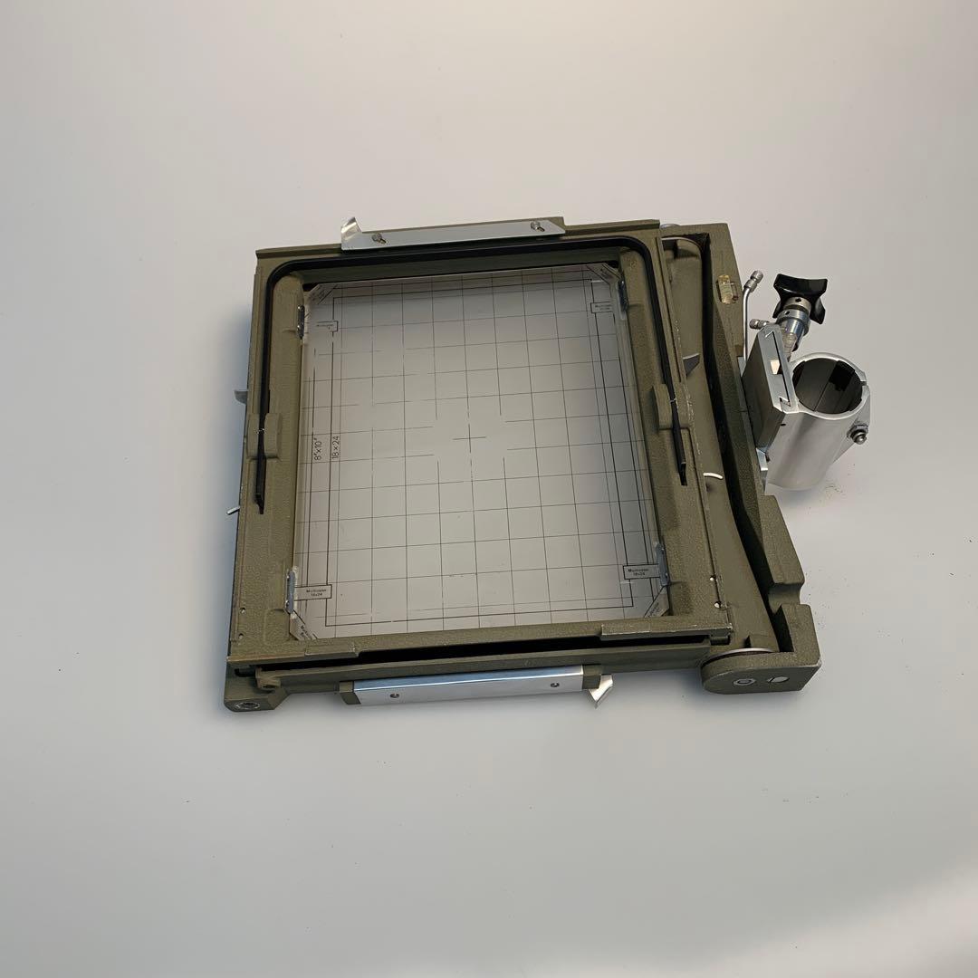 Sinar 8×10スクリーンバック ピントグラス枠 Cタイプ 広角蛇腹付き2個