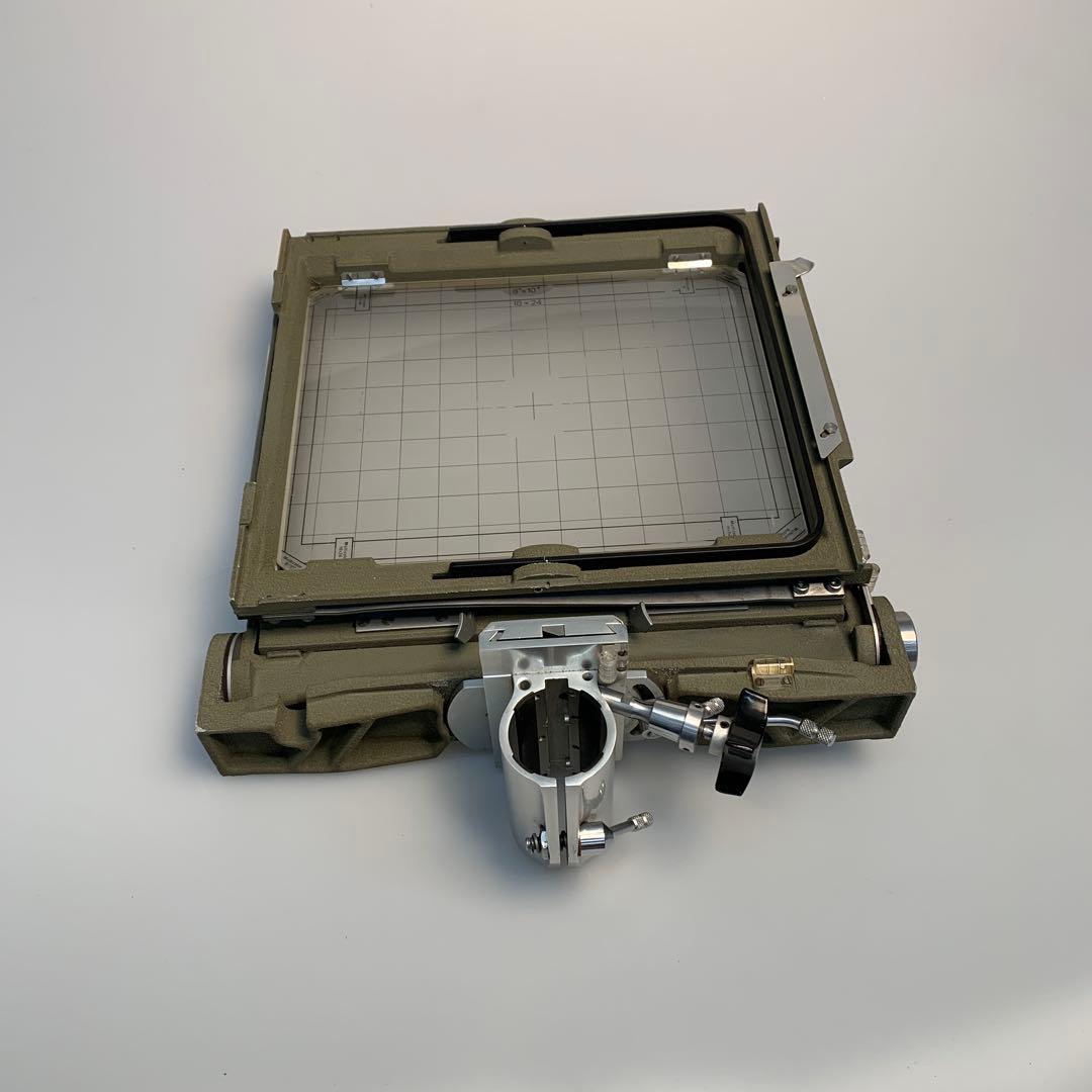 Sinar 8×10スクリーンバック ピントグラス枠 Cタイプ 広角蛇腹付き2個