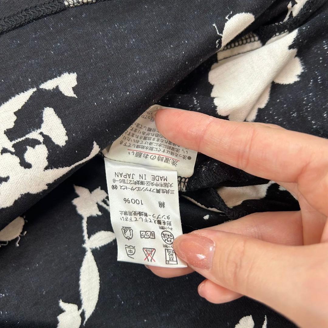 J565 美品 L レオナールスポーツ ポロシャツ ブラック レディース