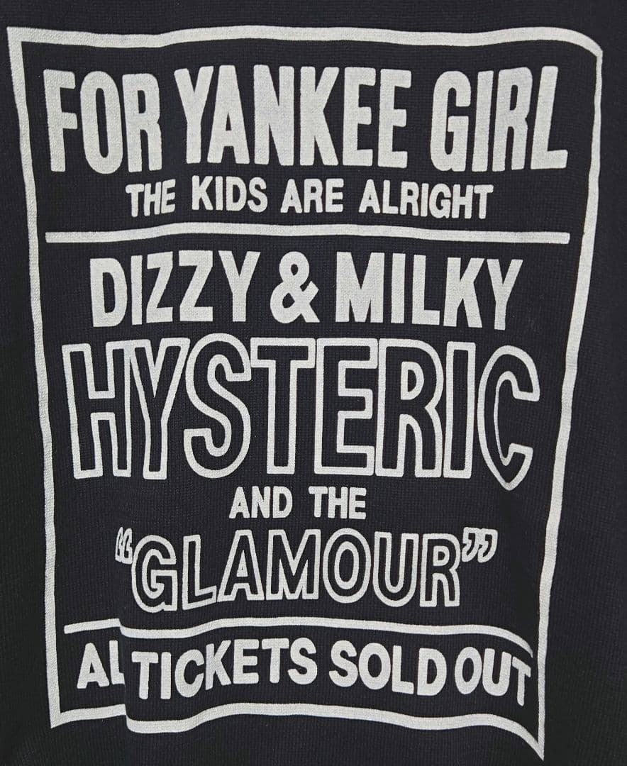 完売品 ヒステリックグラマー DIZZY&MILKY プリントスウェット