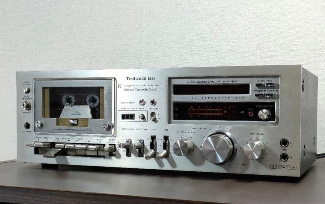 テクニクス Technics RS-M56 カセットデッキ【録音再生良好】