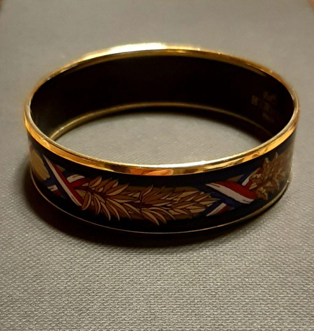 ヴィンテージ HERMES エマイユバングル