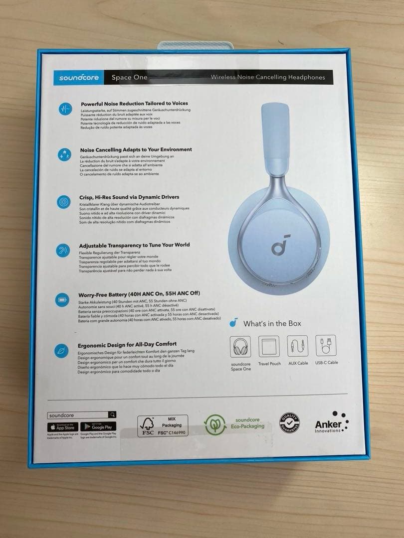 [新品]ANKER A3035 Soundcore Space One ブルー