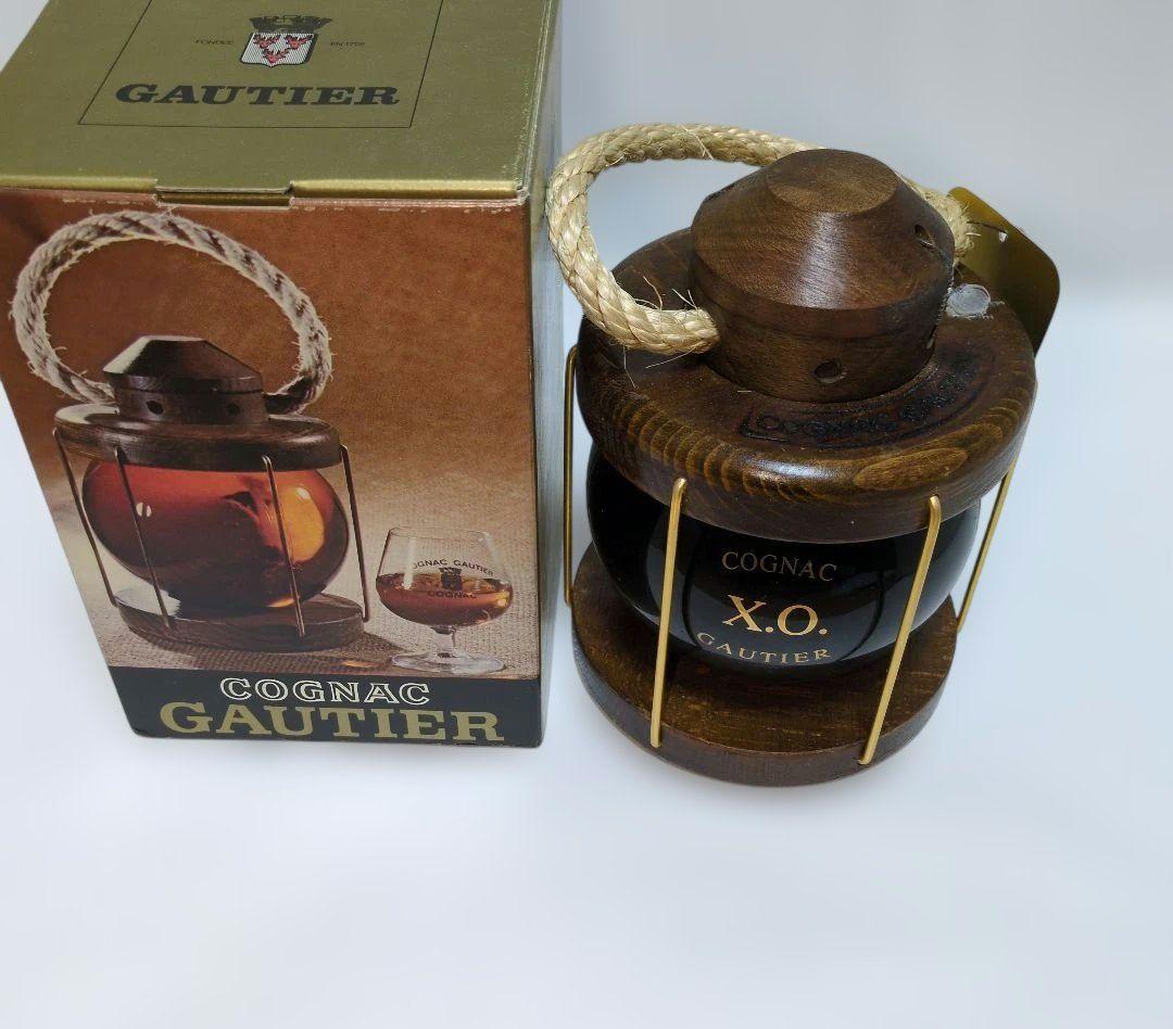 cognac gautier X.O. ランタン型ボトル