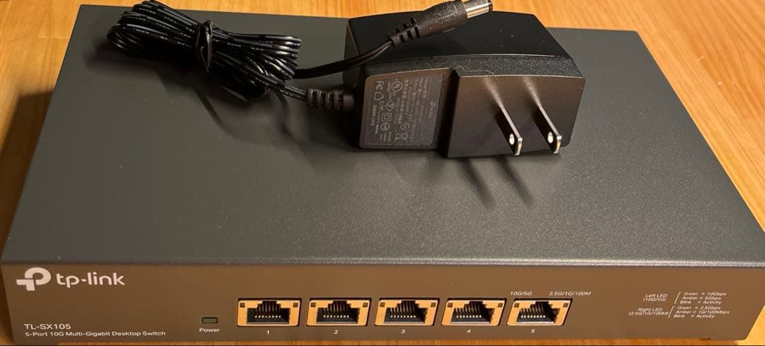 送込★匿配★TP-Link 10G 5ポートファンレス★TL-SX105★中古品