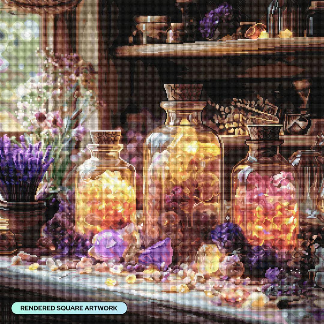 ダイヤモンドアートクラブ　Apothecary Shop 薬局 新キット