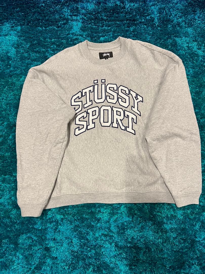 STÜSSY SPORT グレー スウェット M