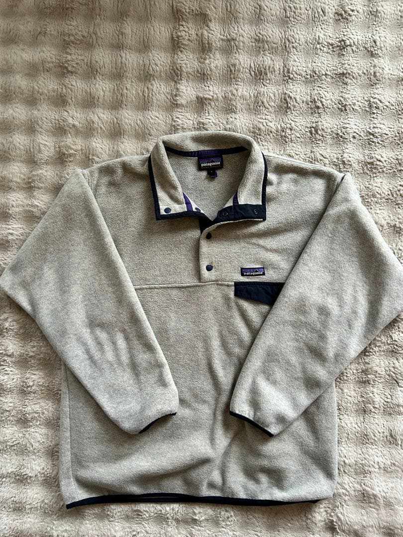 Patagonia スナップT オートミール L