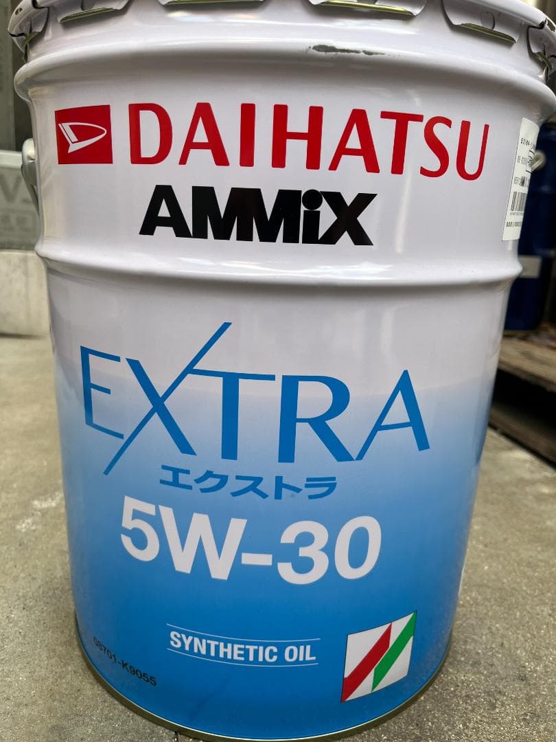 数量限定5Ｗ-30ダイハツ純正オイルAMMIX アミックス EXTRA 合成油