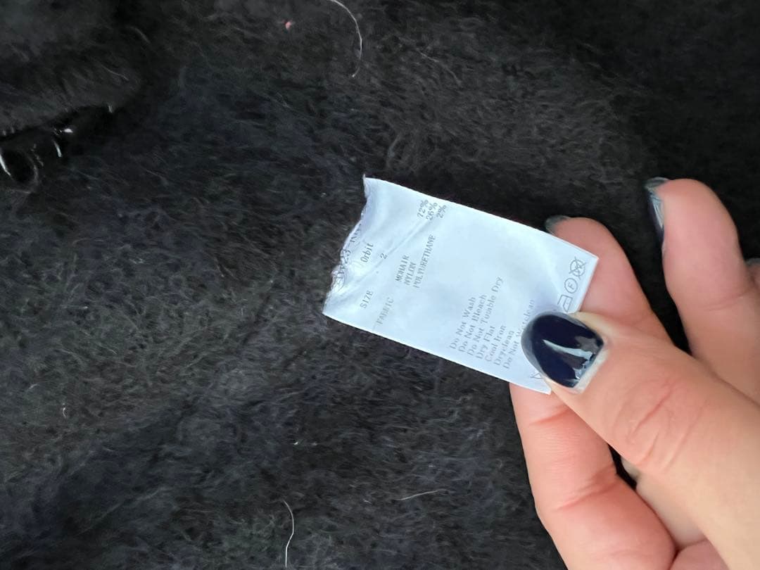 本日限定価格！Randy 23AW モヘアジップアップニット