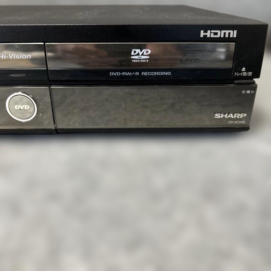 【HDD/DVD/VHS】SHARP AQUOS DV-ACV52