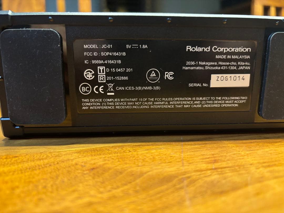 p*p様 ローランド　JC-01 Bluetooth スピーカー