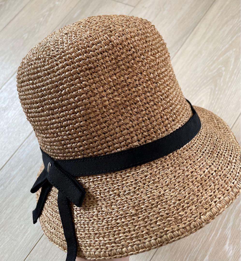 CA4LA カシラ　たためる帽子クルット　麦わら帽子　ペーパー