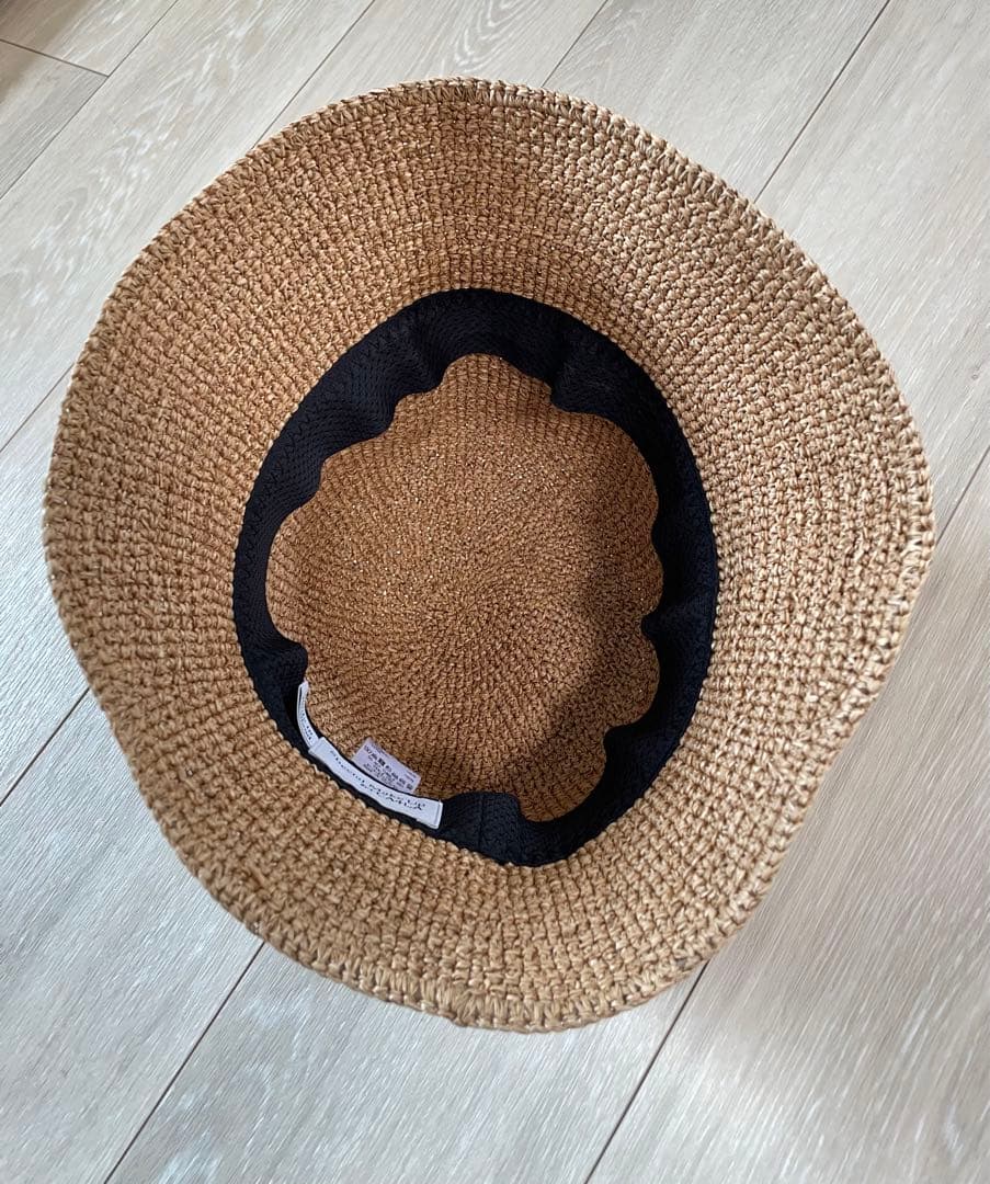 CA4LA カシラ　たためる帽子クルット　麦わら帽子　ペーパー