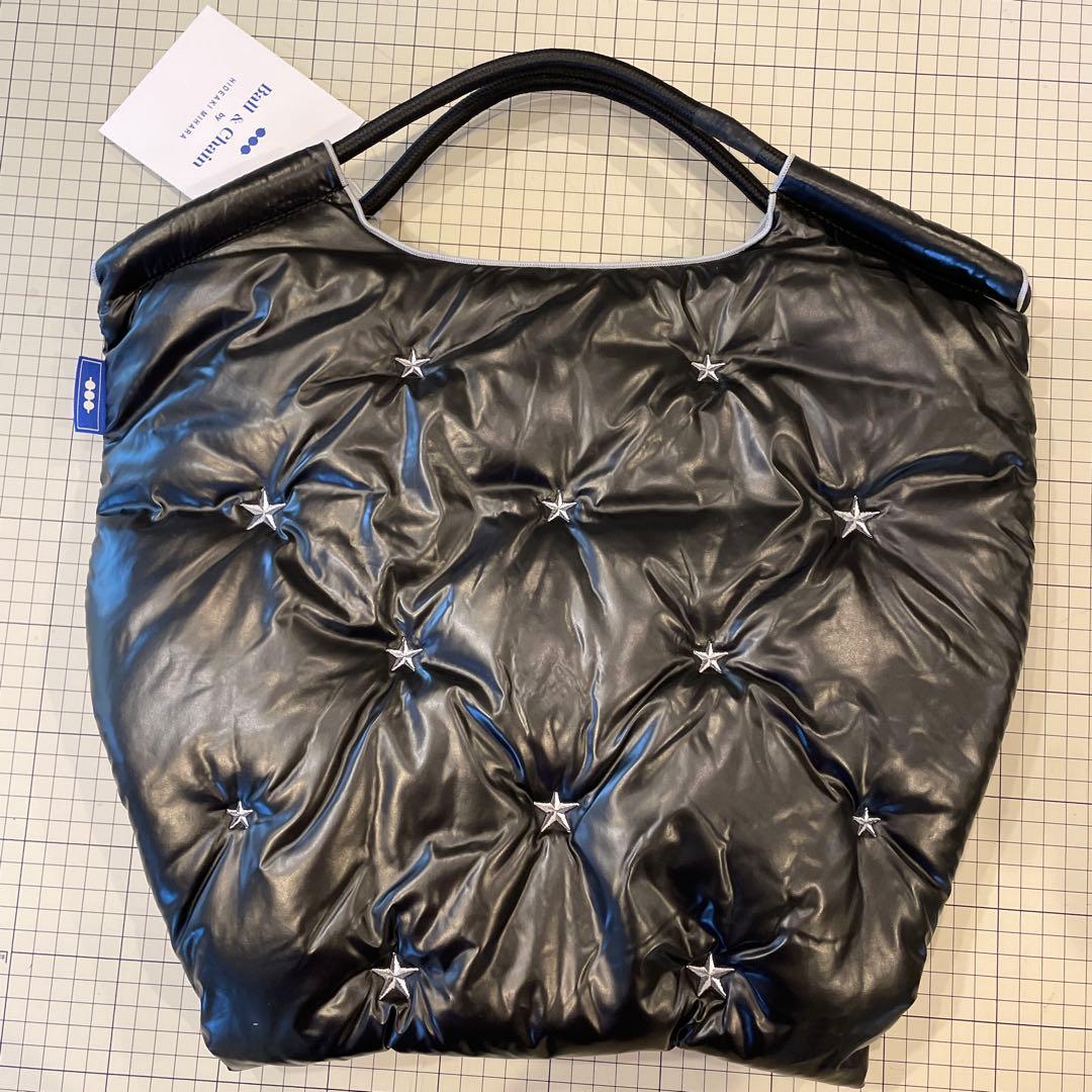 ボールアンドチェーン　黒×シルバー刺繍　中綿（M）新品未使用