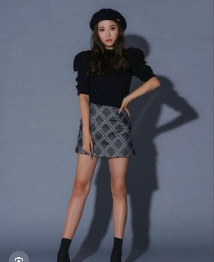 sheller メタリックラインキュロット