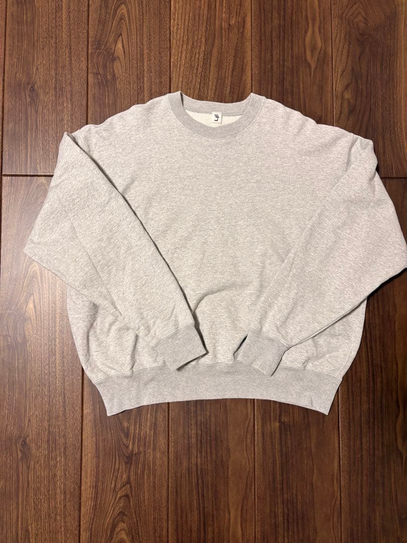 LE エルイー クルーネックスウェット 日本製 グレー