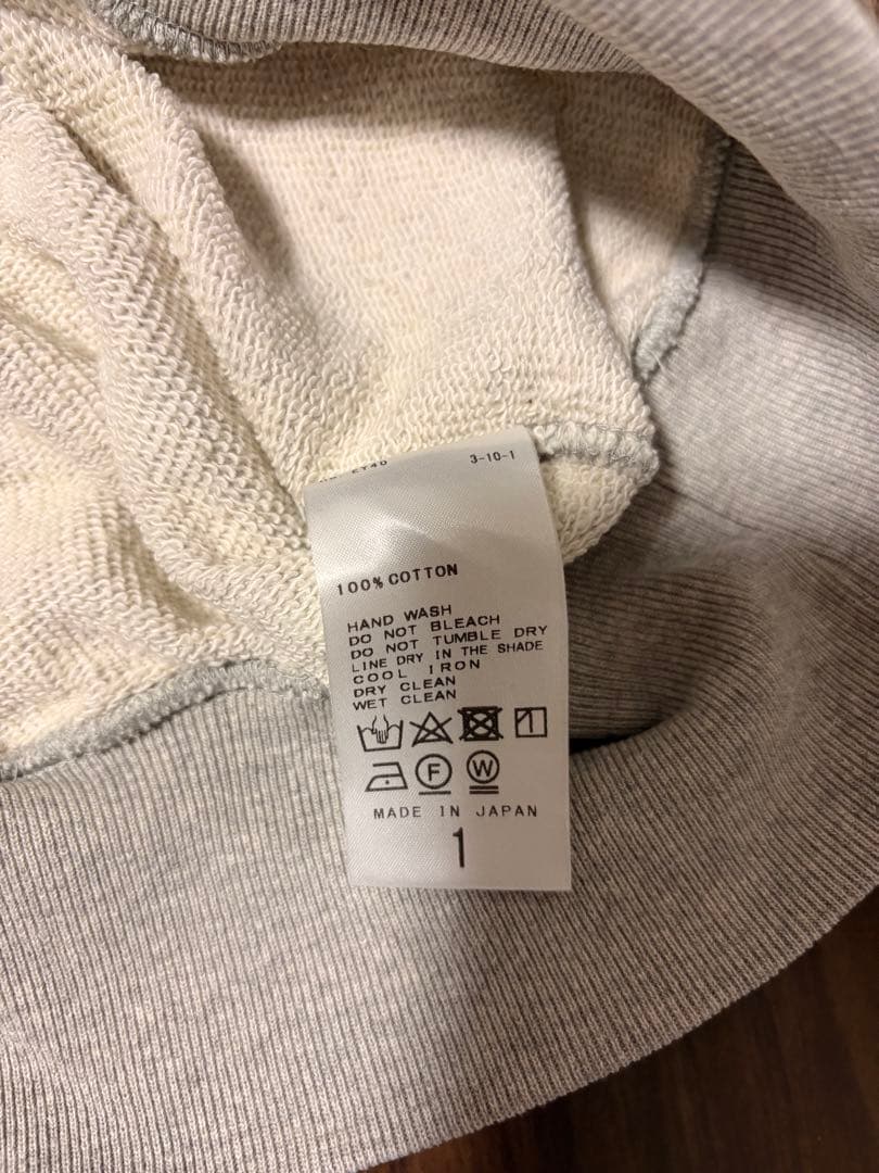 LE エルイー クルーネックスウェット 日本製 グレー