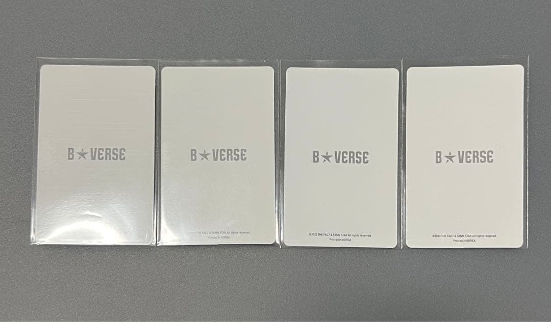B★VERSE トレカ グク 4枚セット