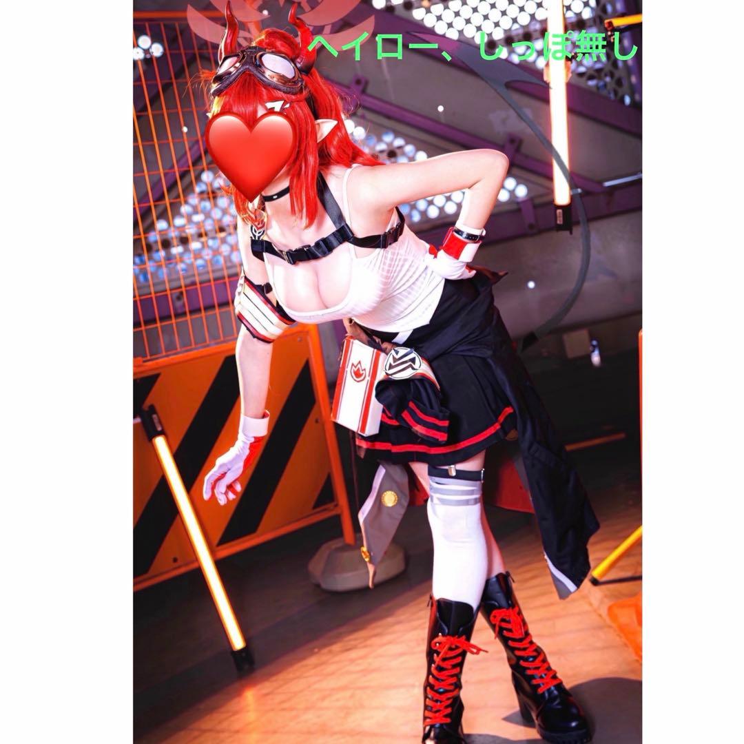 【ウィッグ靴付き】ブルーアーカイブ　下倉メグ　コスプレ衣装