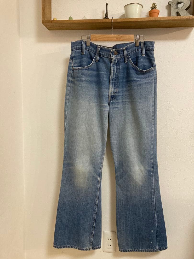 70's リーバイス　646-0917 ベルボトム　W34 L30 66前期