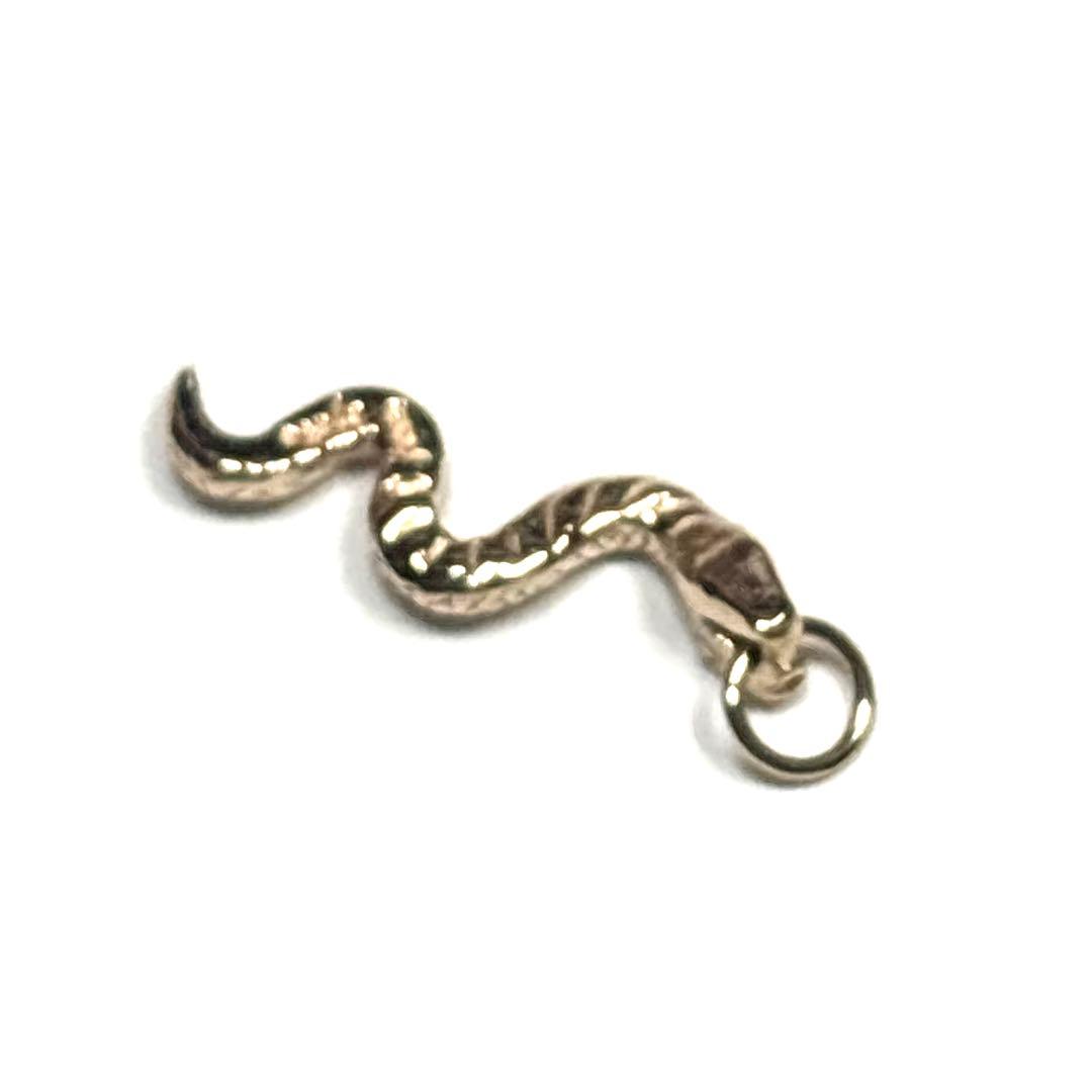 アガット agete K10 蛇 スネーク チャーム