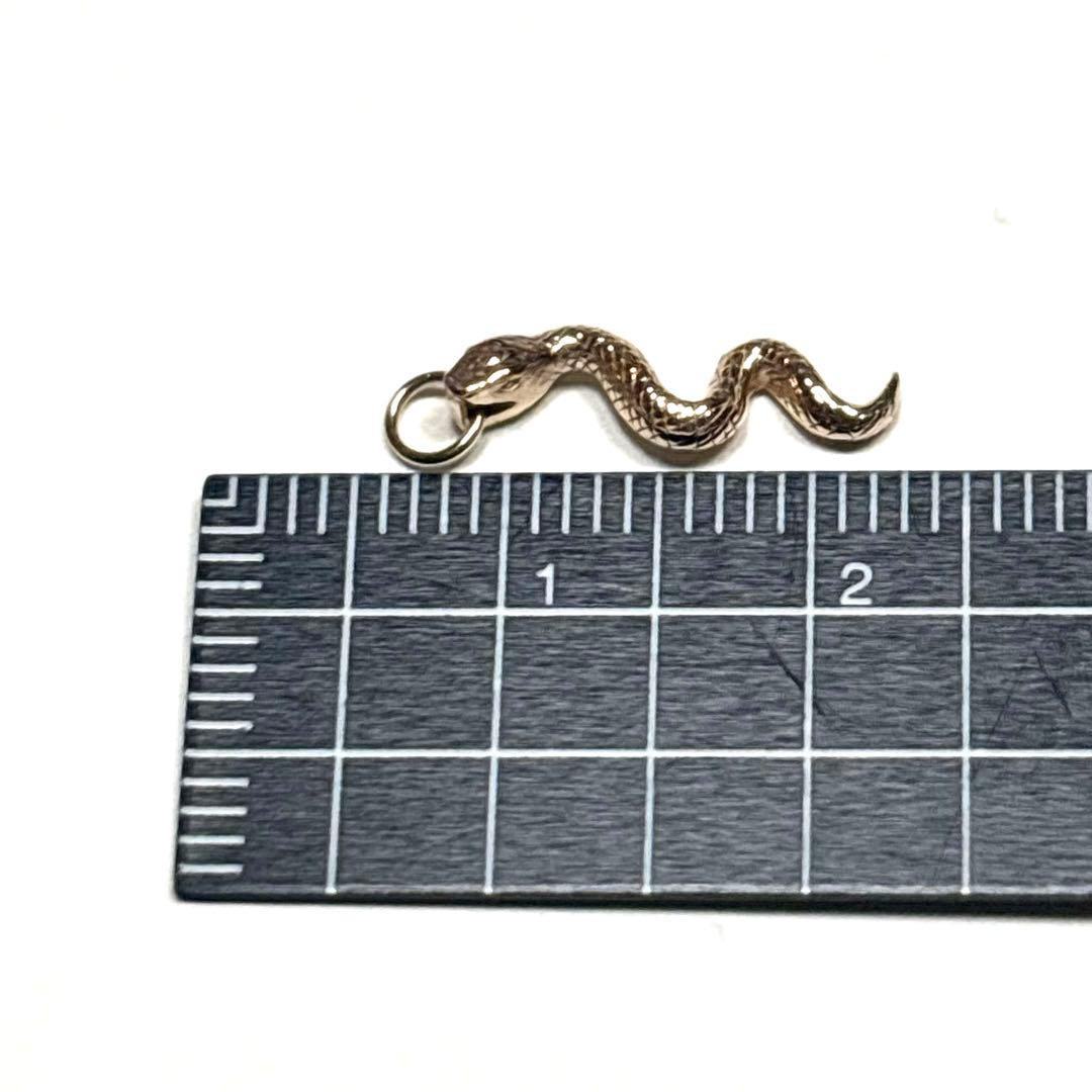 アガット agete K10 蛇 スネーク チャーム