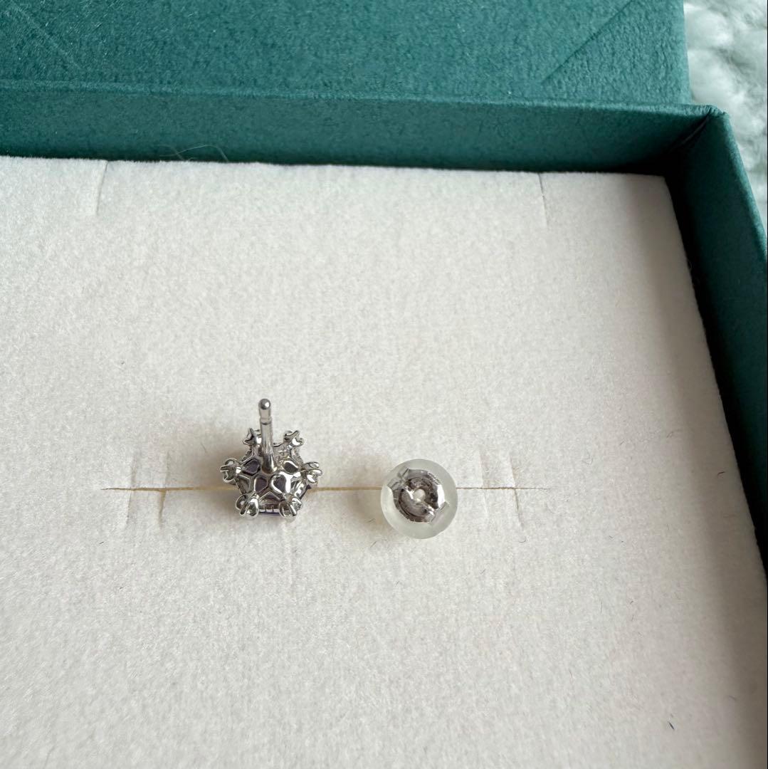 BIZOUXタンザナイト⭐︎ダイヤモンド⭐︎プラチナ900ピアス　イルネージュ