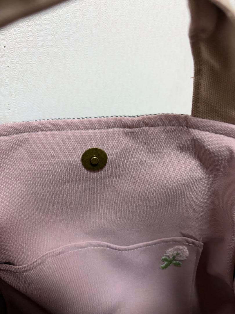 ミナペルホネン＊sky flowerギャザポケバッグ✂️ハンドメイド