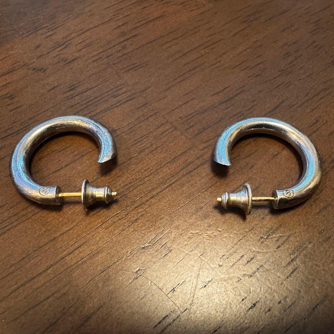 ［inc.］CAREERING シルバー フープピアス