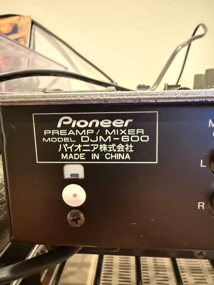 【整備済】Pioneer DJM-600 DJミキサー
