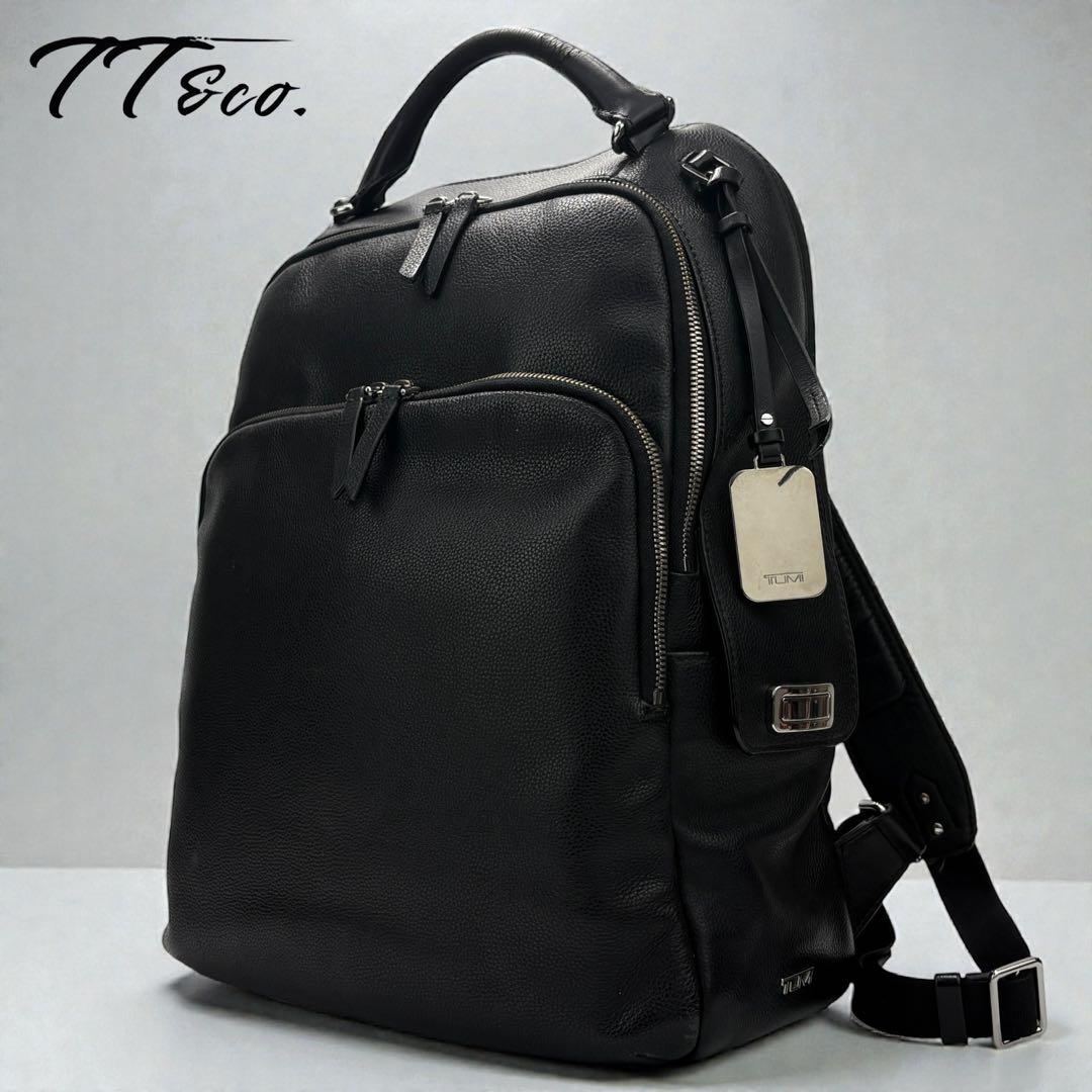 完売品　TUMI　ジェマ　リュック　バックパック　オールレザー　ブラック　A4◎