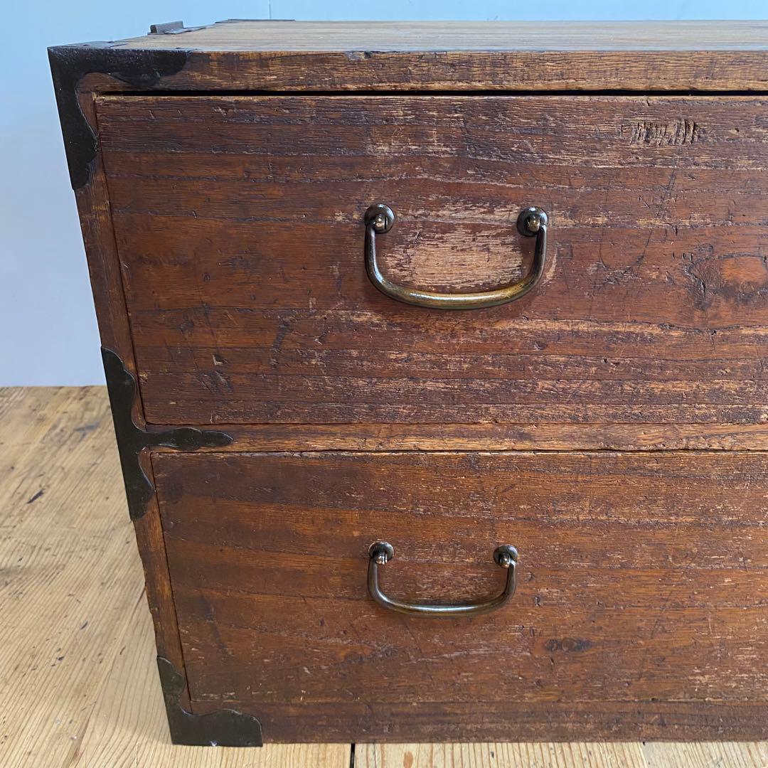 アンティーク チェスト 箪笥 ローボード テレビ台 昭和レトロ z879