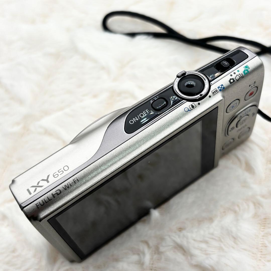 美品✨ 実写美⭕️ Canon IXY 650 Wi-Fi搭載モデル シルバー