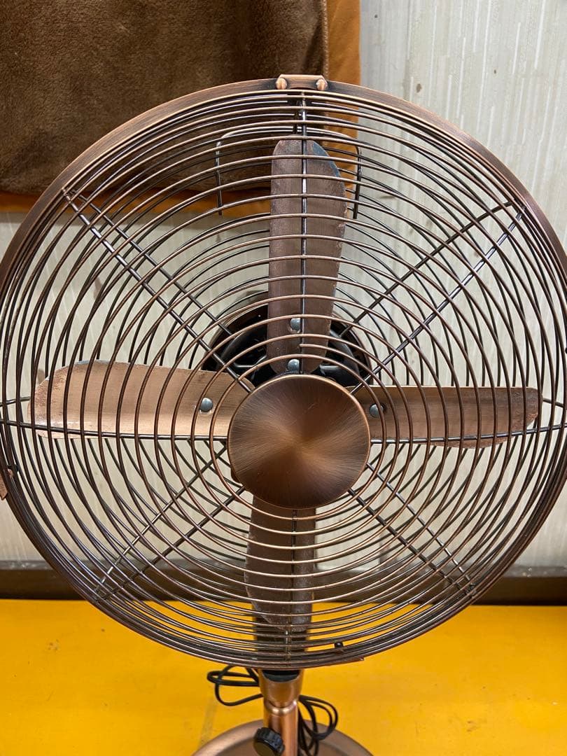ドウシシャ　メタル扇風機 レトロ 扇風機　アンティーク　HIR-350