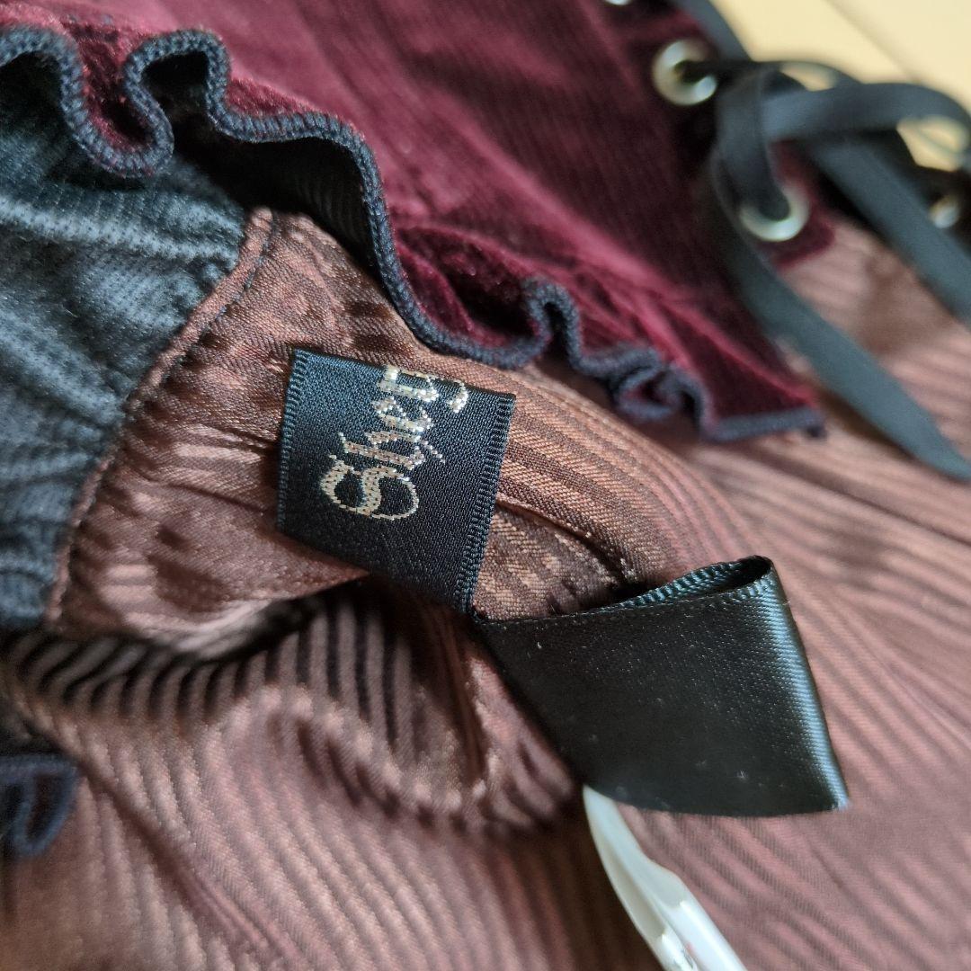 シェグリット sheglit ボルドーカラーコルセット