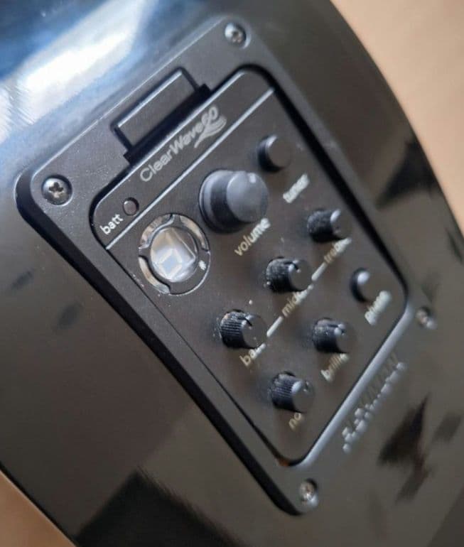 Fender CD-140SCE Black エレアコ ブリッジリペア品