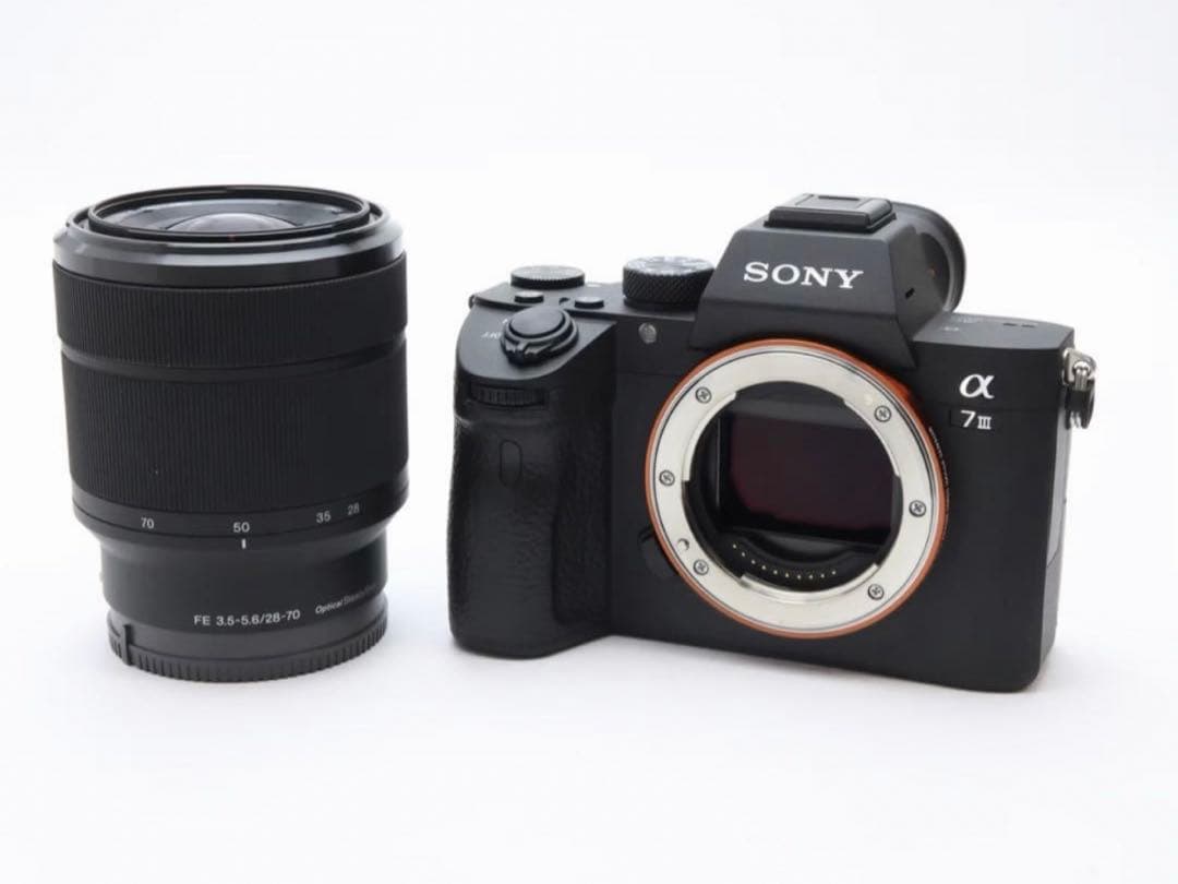 【美品】SONY α7Ⅲミラーレス一眼カメラ ズームレンズ付き