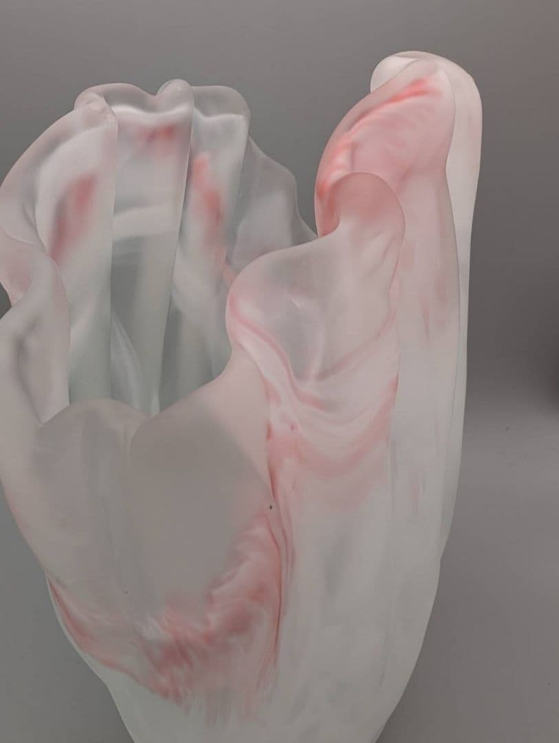 MURANO　ムラノ　ピンク　花瓶　置物　インテリア　イタリー製